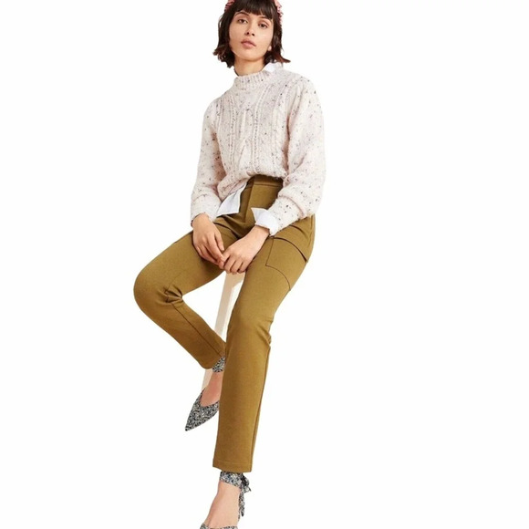 NEW Anthropologie the Essential Slim Cargo Pants Size 8 NWT - Picture 10 of 10